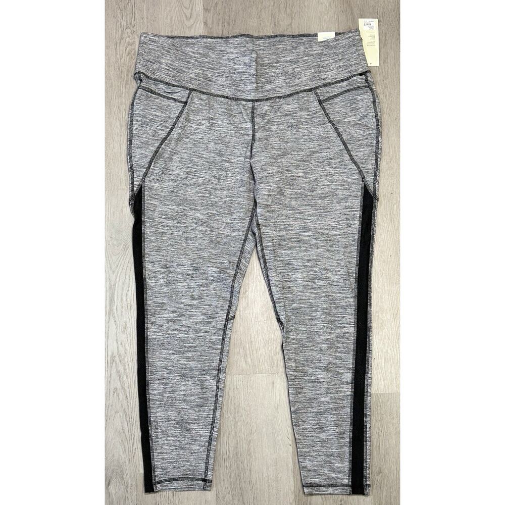 LIVI‎ Active Lane Bryant Signature Stretch Legging Women 22/24 Mesh Side NWT